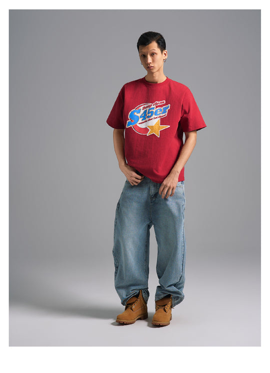 S45 Graffiti Vintage Print Tee | Face 3 Face