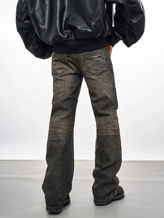 F3F Select Washed Black Gray Multi Hole Jeans | Face 3 Face