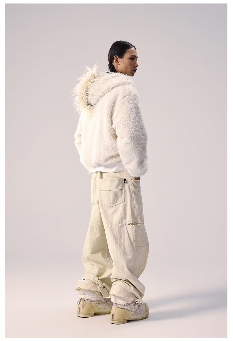 Remedy Faux Fur Mohawk Hooded Jacket | Face 3 Face