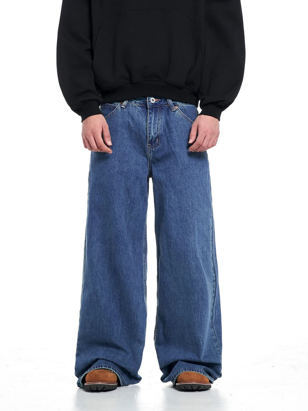 F3F Select Vintage Light Wash Baggy Jeans | Face 3 Face