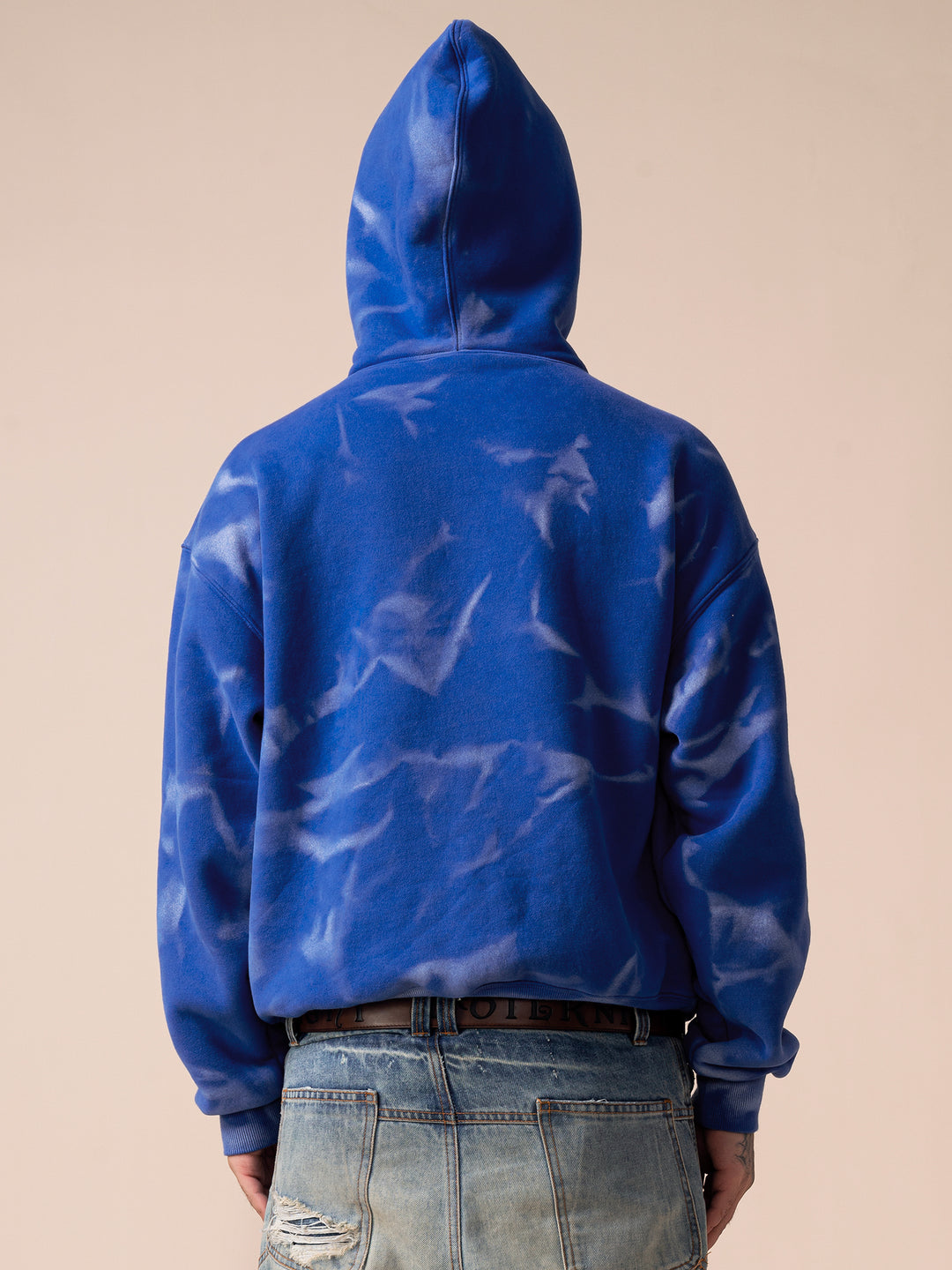 EVILKNIGHT(EK) Hand Painted Gradient Water Wave Printing Hoodie