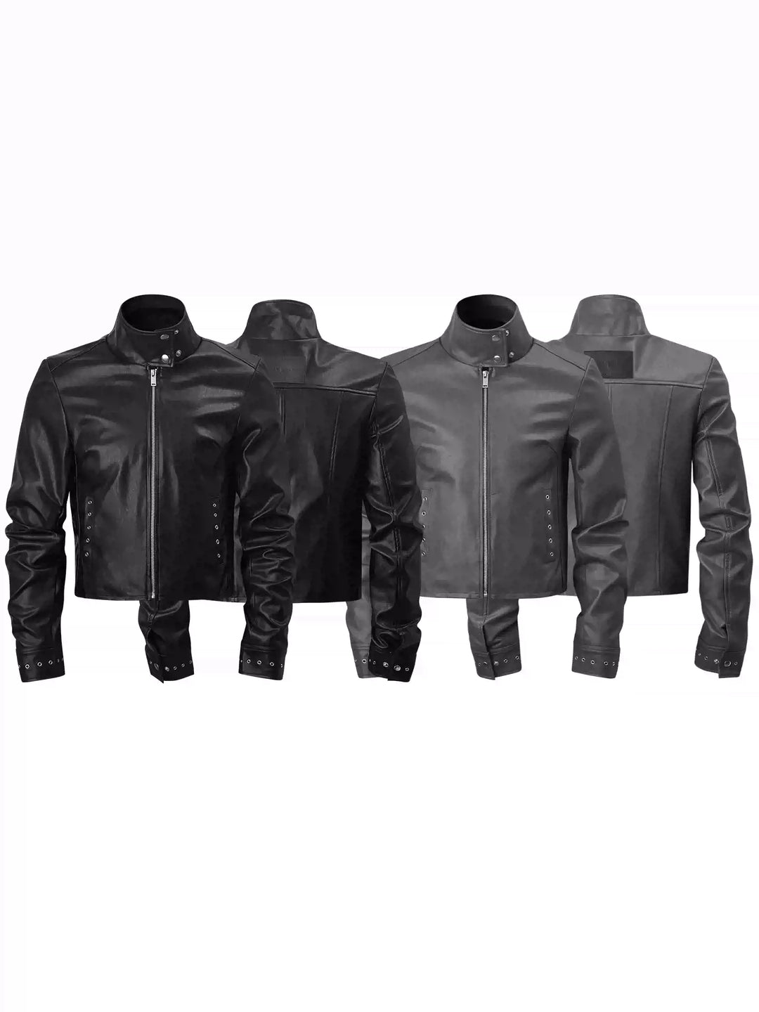 KARMANISTIC Racing Short Leather Jacket | Face 3 Face