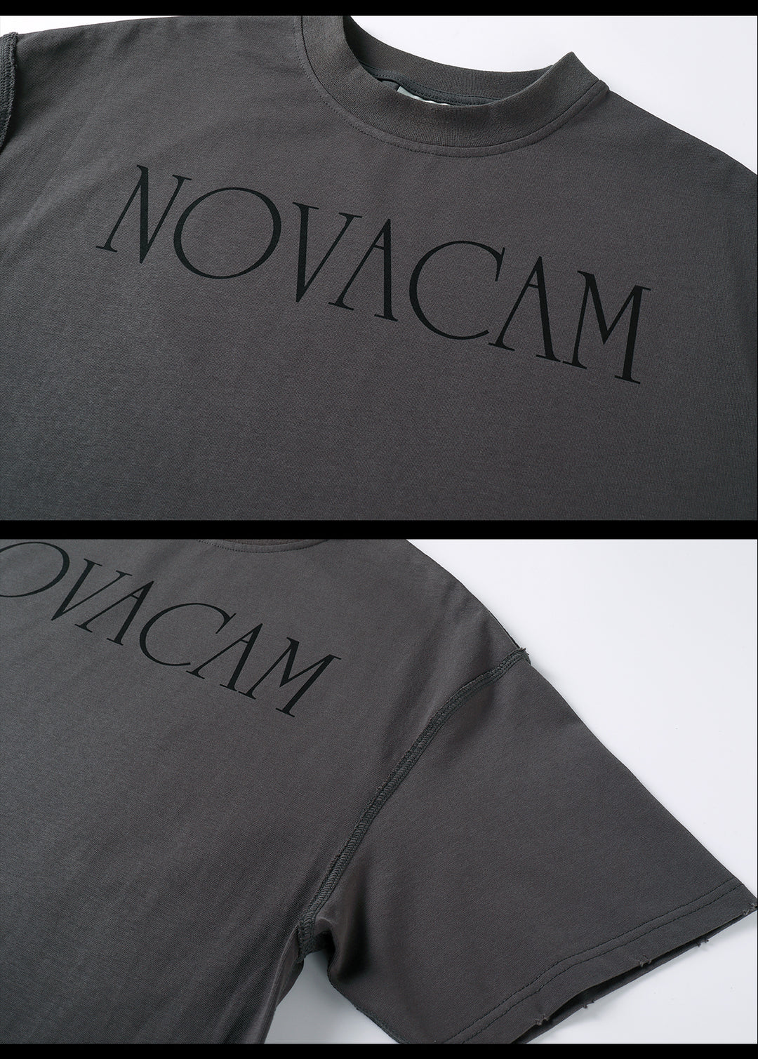 NOVACAM Simple Logo Ground Edge Backstitch Tee | Face 3 Face