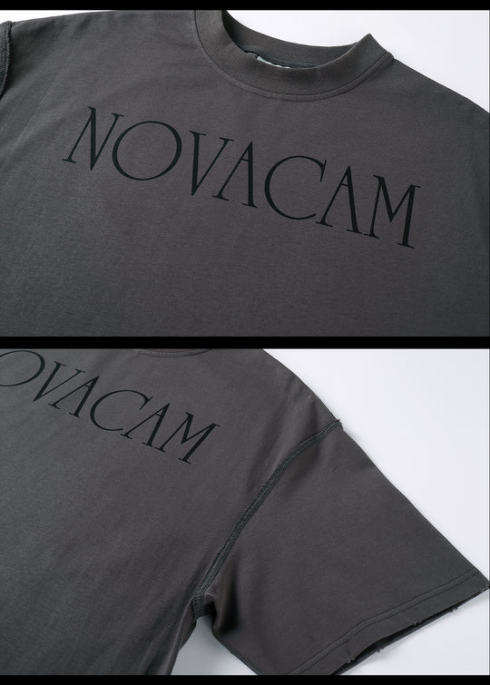 NOVACAM Simple Logo Ground Edge Backstitch Tee | Face 3 Face