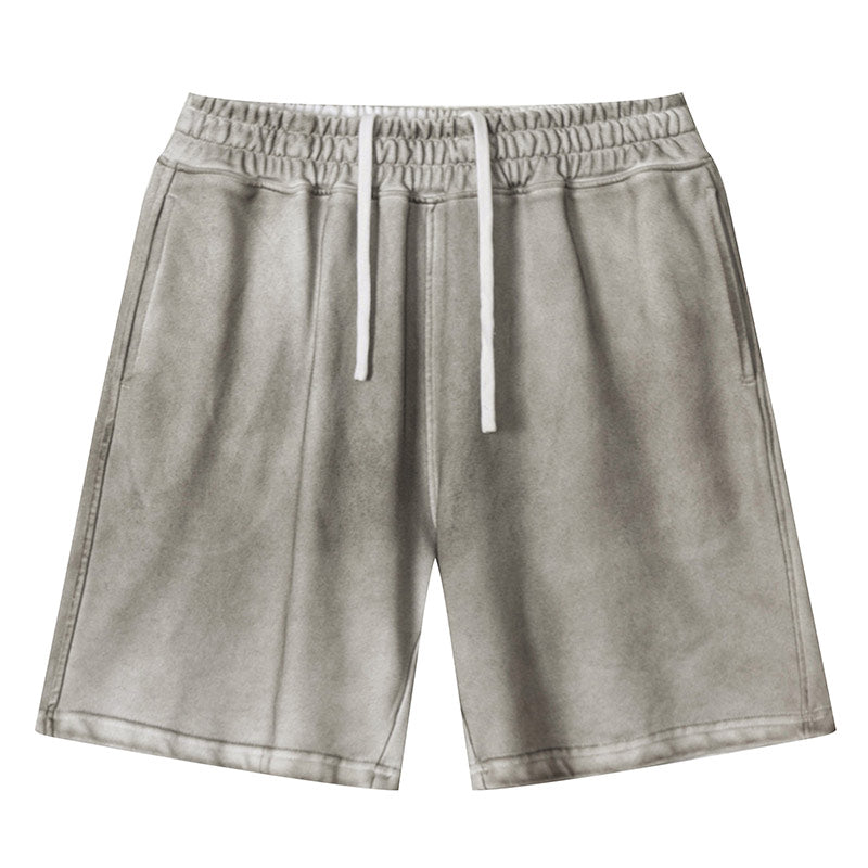 F3F Select Washed Old Dirty Dye Short Sweatpants