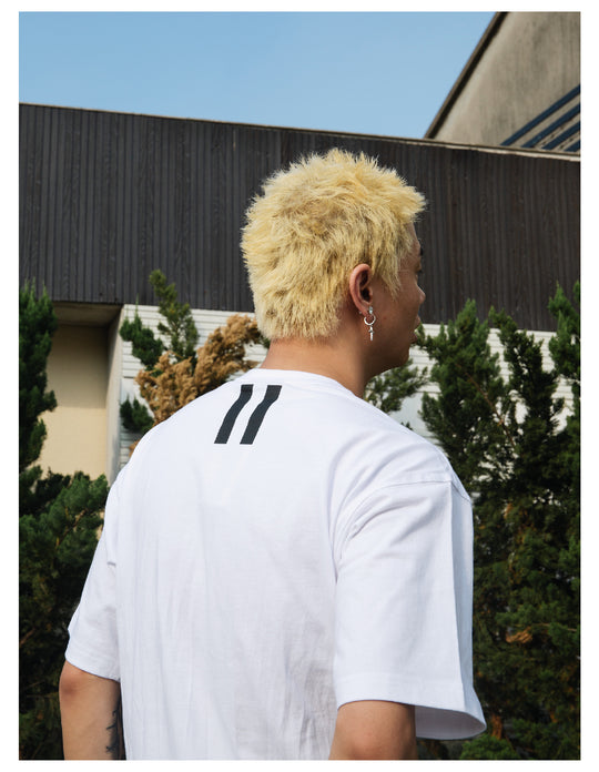 S45 Text Typography Basic Print Tee | Face 3 Face