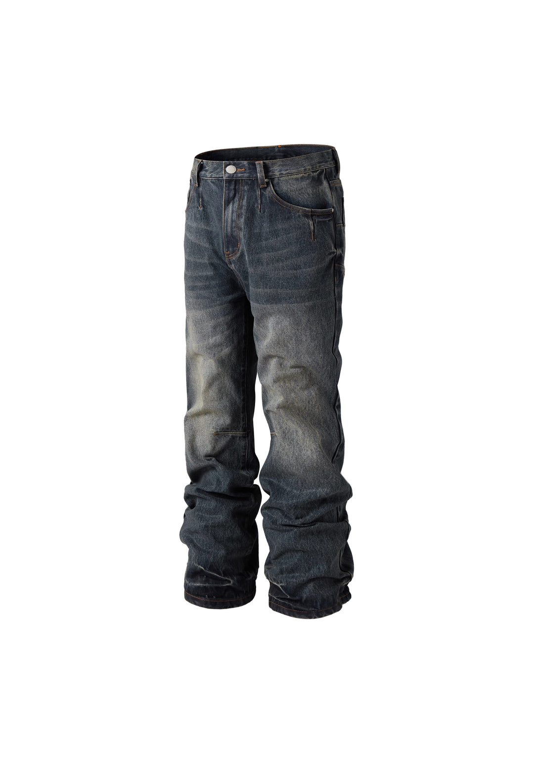 KARMANISTIC 3D Cat Whisker Washed Flared Pants | Face 3 Face