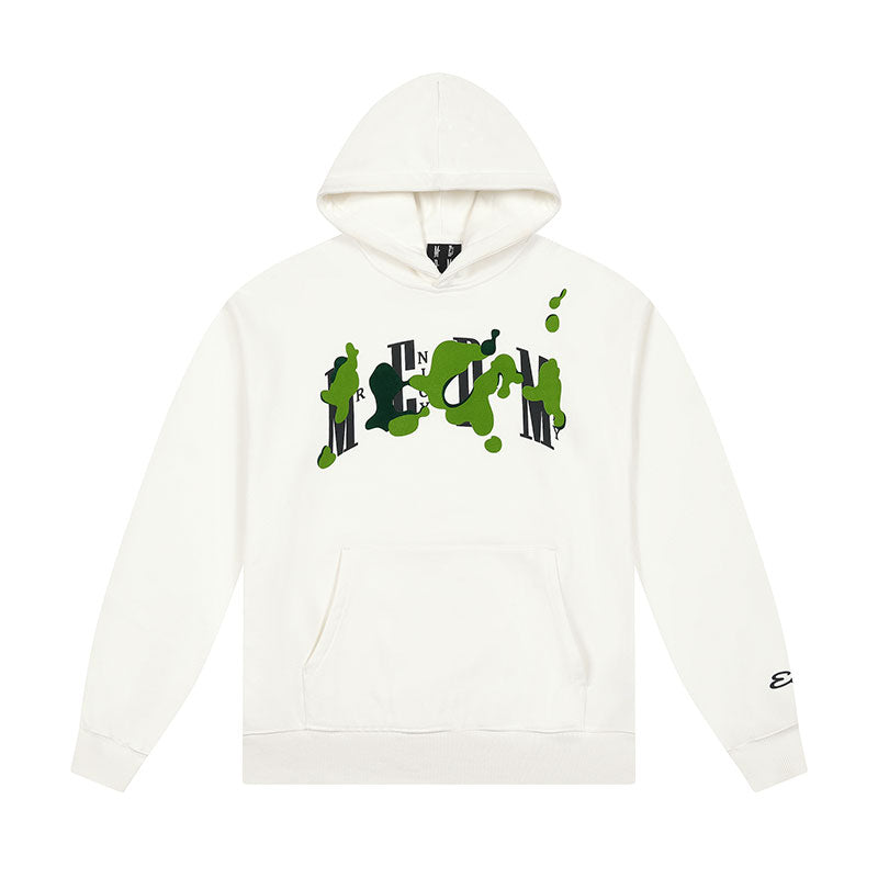 MEDM Grass Flocked Printed Hoodie
