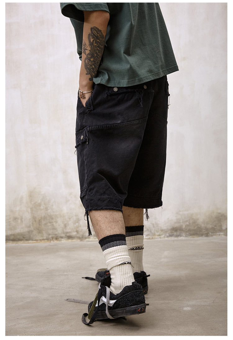 Remedy Washed Work Pocket Shorts | Face 3 Face