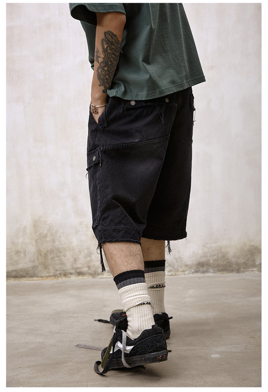 Remedy Washed Work Pocket Shorts | Face 3 Face