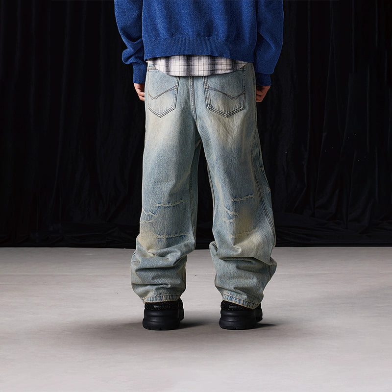 Labt Heavy Wash Light Blue Jeans | Face 3 Face