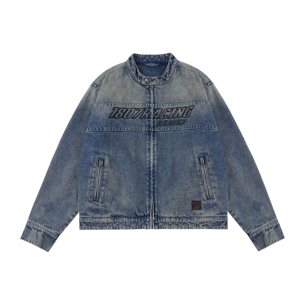 1807 Racing Washed Denim Jacket | Face 3 Face