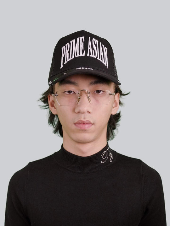 TGFCLUB PRIME ASIAN Embroidered Adjustable Trucker Hat | Face 3 Face