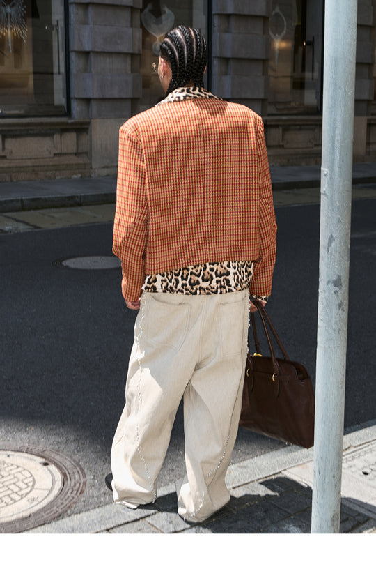 STEEPC Cotton Linen Blend Pearl Baggy Pants | Face 3 Face