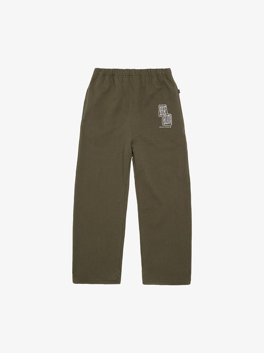 MHARF Army Green Printed Sweatpants | Face 3 Face