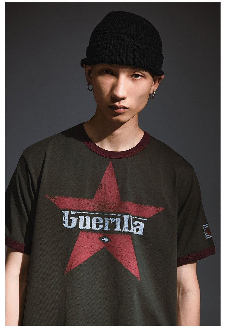 Remedy Aged Star Print Tee | Face 3 Face