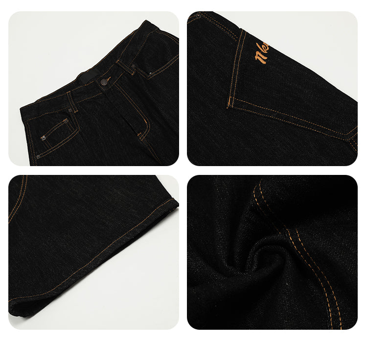 F3F Select Black Balloon Baggy Jeans | Face 3 Face