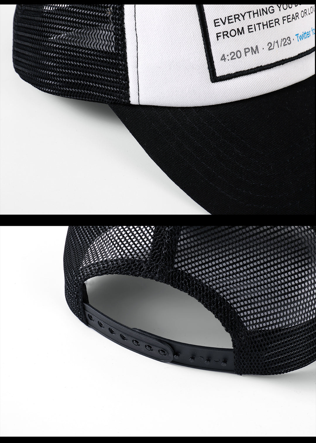 NOVACAM Message Patch Trucker Hat | Face 3 Face