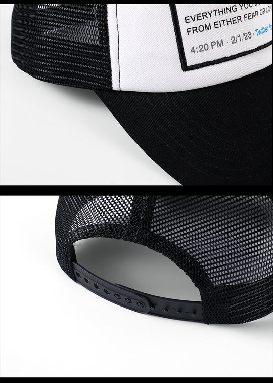 NOVACAM Message Patch Trucker Hat | Face 3 Face