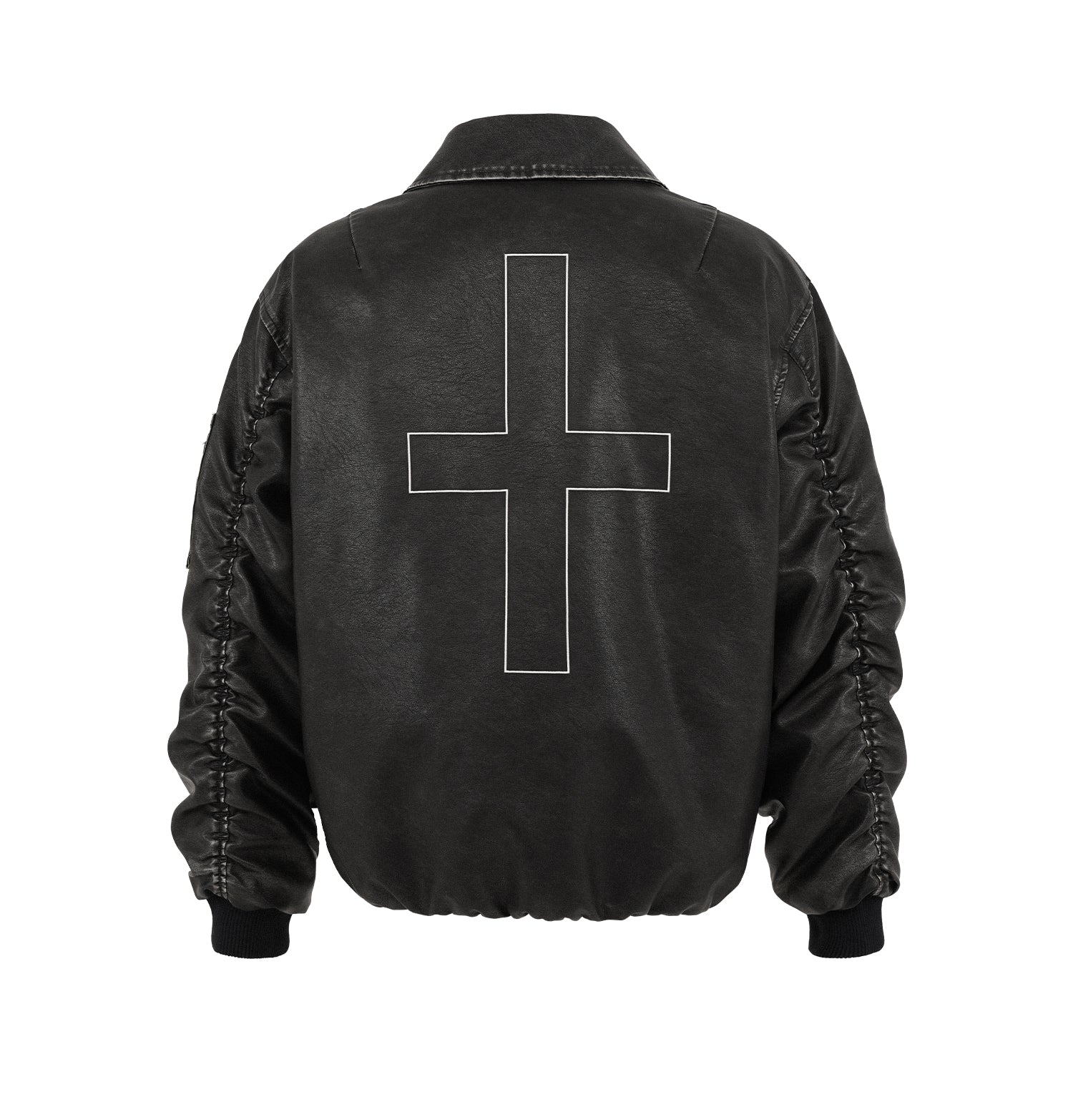 Buy Now UNDERWATER Cross Leather Bomber – Face 3 Face