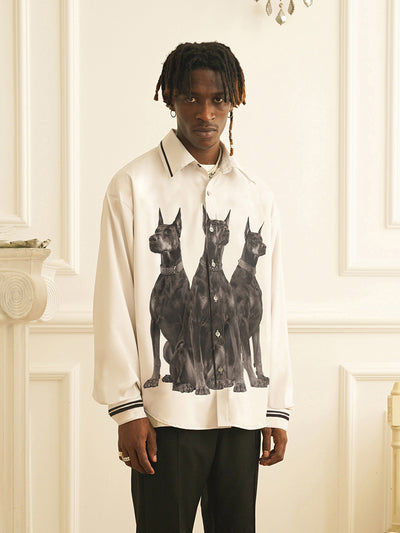 EMPTY REFERENCE Doberman Long Sleeve Shirt | Face 3 Face