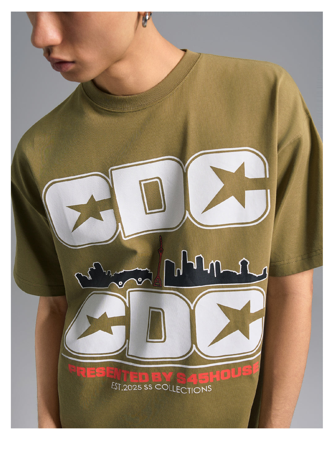 S45 CDC City Printed Tee | Face 3 Face