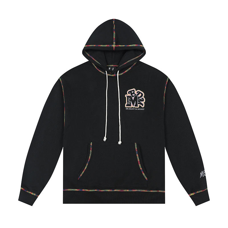 MEDM Rainbow Stitch Embroidery Hoodie