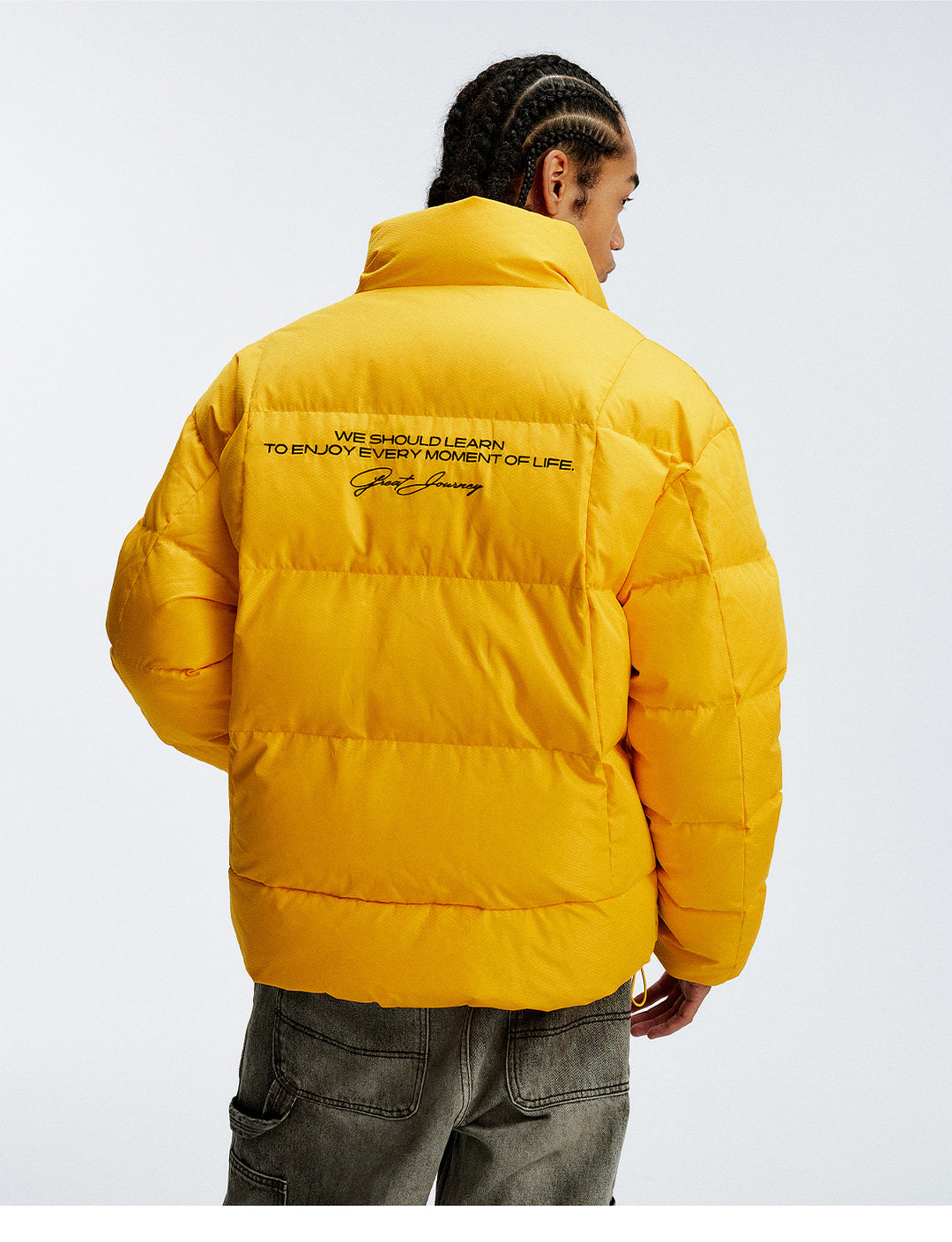 MEDM Honeycomb Pattern Down Jacket | Face 3 Face