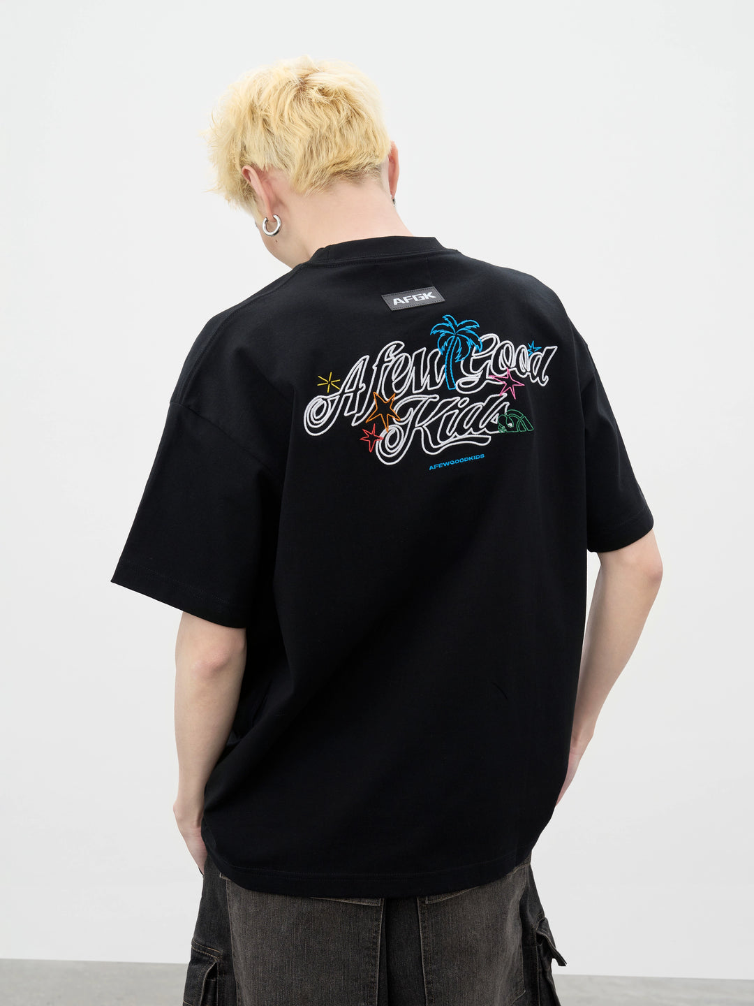 AFGK Coconut Tree Embroidered Tee | Face 3 Face