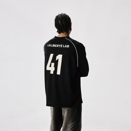 Labt Emblem Patch Mesh Long Sleeve Soccer Jersey | Face 3 Face
