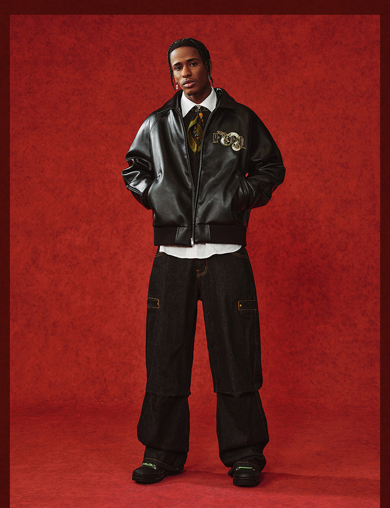 MEDM Year of the Snake Limited Edition Leather Jacket | Face 3 Face