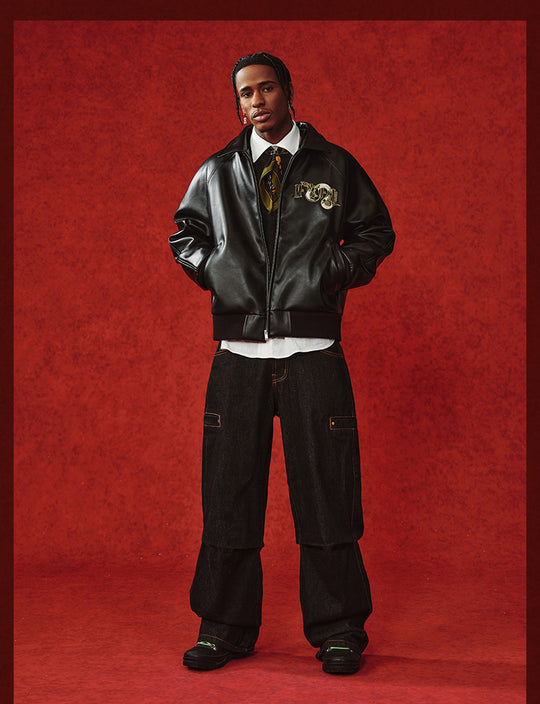 MEDM Year of the Snake Limited Edition Leather Jacket | Face 3 Face