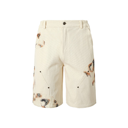 YADcrew Flame Lace Loose Shorts | Face 3 Face