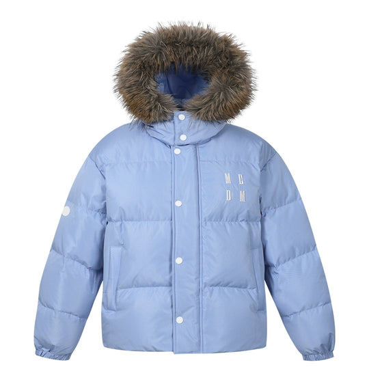 MEDM Detachable Fur Hooded Down Jacket | Face 3 Face