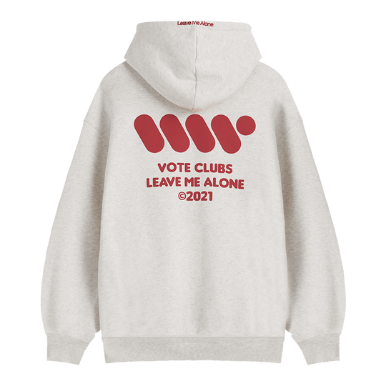 VOTE Preppy Style Zipper Hoodie