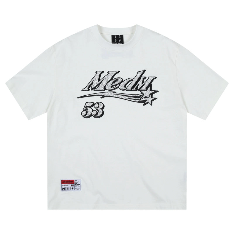 MEDM Rhinestone Star Logo Graphic Tee | Face 3 Face