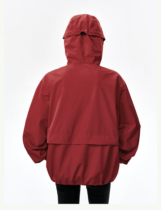 MEDM Basic Logo Embroidered Hardshell Jacket | Face 3 Face