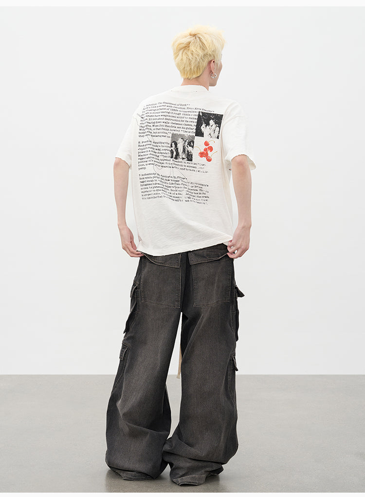 AFGK Vintage Rock Print Tee | Face 3 Face