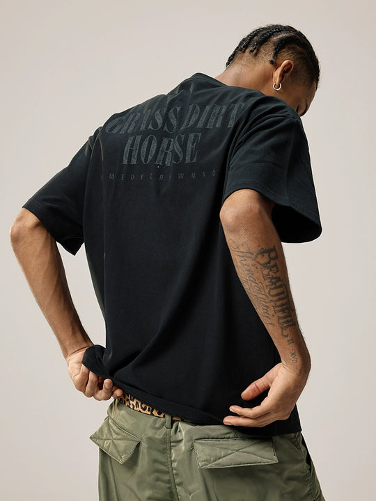 Remedy GRASS DIRT HORSE Print Tee | Face 3 Face