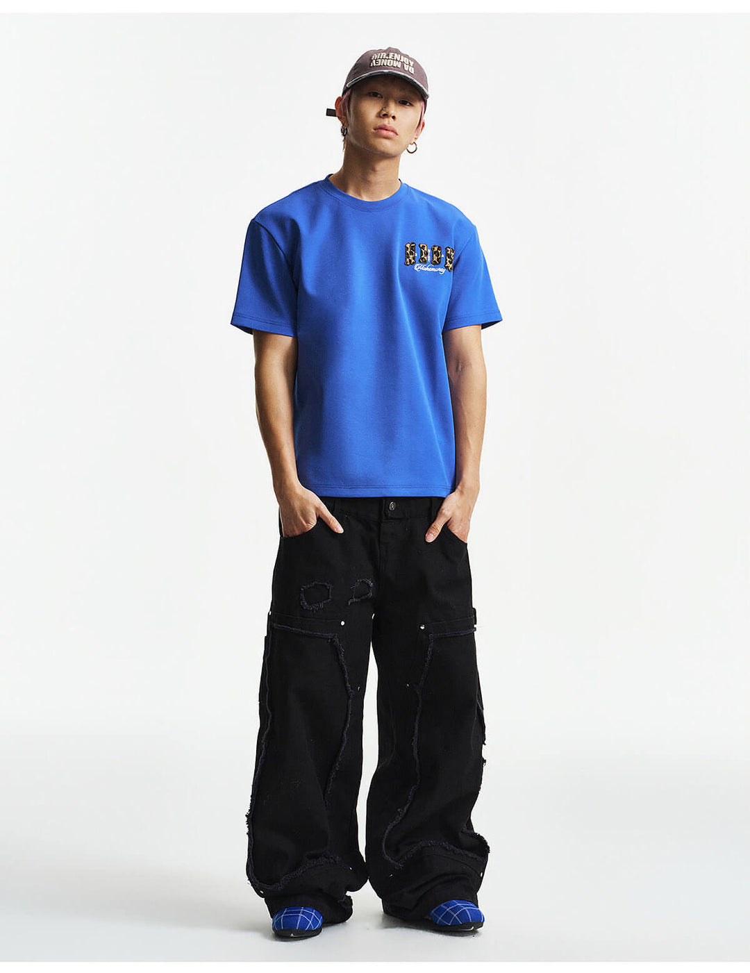 MEDM Small Leopard Logo Patch Long Sleeve Tee | Face 3 Face