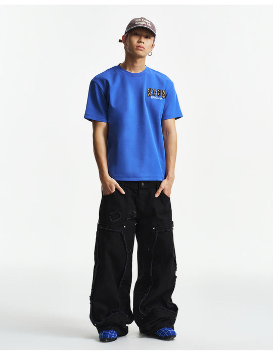 MEDM Small Leopard Logo Patch Long Sleeve Tee | Face 3 Face
