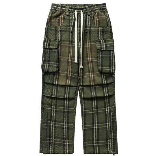 Remedy Plaid Work Cargo Pants | Face 3 Face