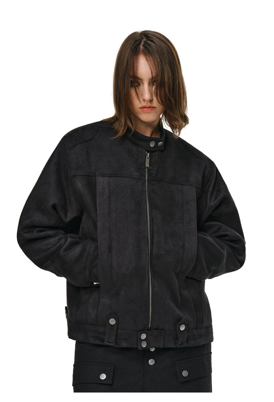 ANTIDOTE Brushed Suede Racing Jacket | Face 3 Face