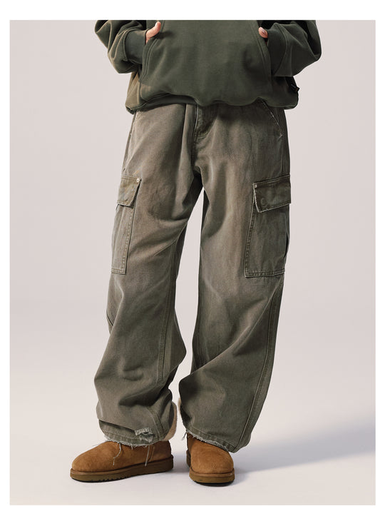 Remedy Animal Print Waist Baggy Work Cargo Pants | Face 3 Face