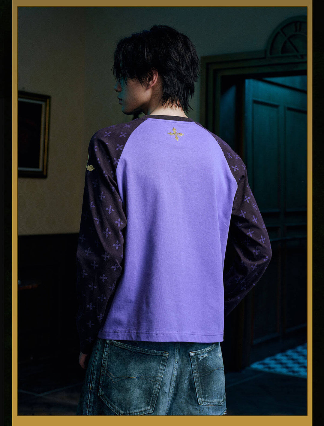 MEDM × HUNTER×HUNTER All Over Character Icon Raglan Long Sleeve Tee | Face 3 Face