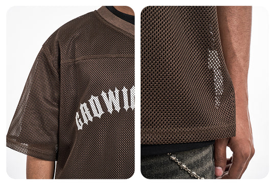 F3F Select Cross Print Mesh Jersey | Face 3 Face