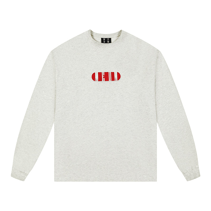 MEDM Basic Capsule Logo Letters Long Sleeved Tee