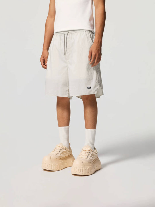 1807 Basic One Point Logo Nylon Shorts | Face 3 Face