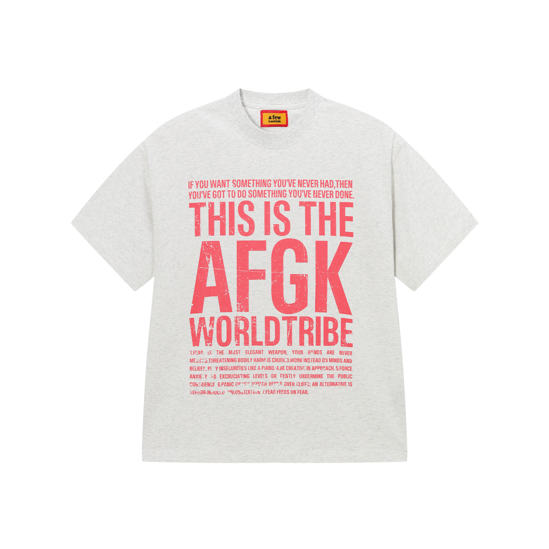 AFGK Vintage Logo Print Tee | Face 3 Face