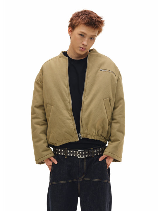 NOVACAM Canvas Puffer Short Work Jacket | Face 3 Face